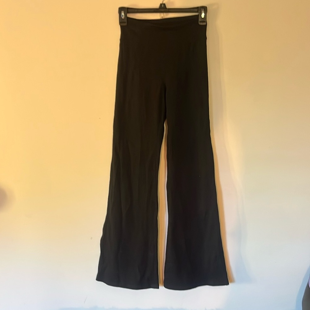 Hanes Black Boot Cut Flare Leggings